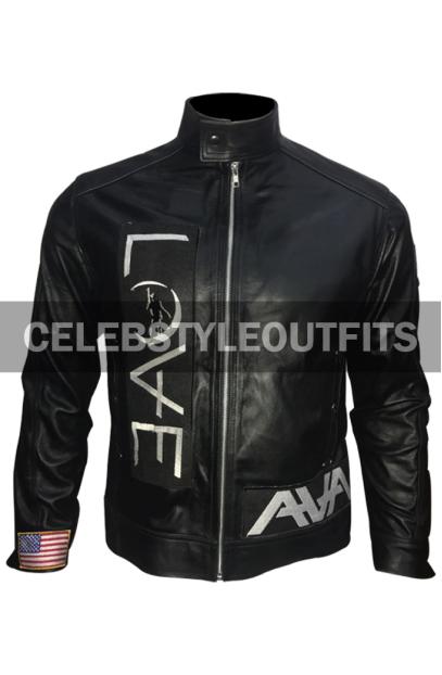 Angels And Airwaves Tom Delonge Love Bomber Black Ava Jacket tom-delonge-angels-and-airwaves-love-ava-jacket