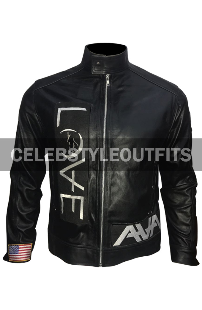 Angels And Airwaves Tom Delonge Love Bomber Black Ava Jacket tom-delonge-angels-and-airwaves-love-ava-jacket