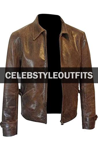 Skyfall James Bond Daniel Craig Vintage Brown Leather Jacket skyfall-james-bond-brown-leather-jacket