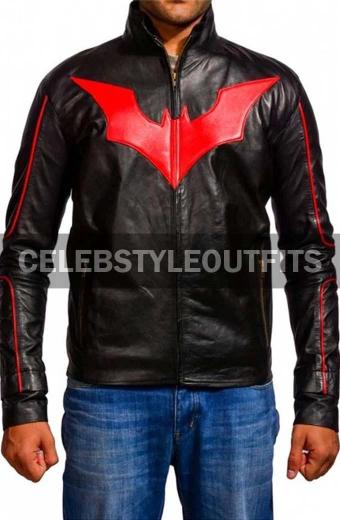 Terry McGinnis Will Friedle Batman Beyond Black Leather Jacket terry-mcginnis-batman-beyond-jacket