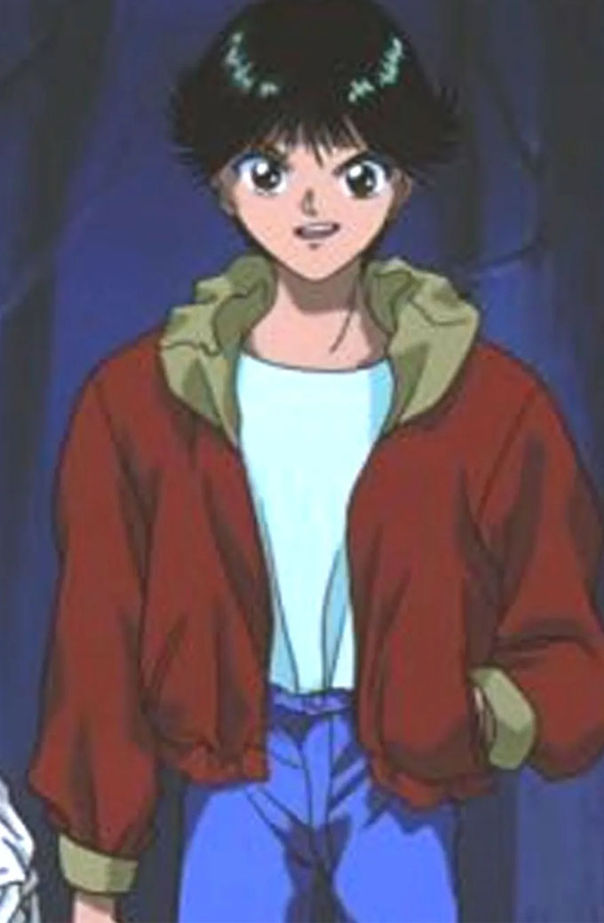 Yusuke Yuyu Hakusho Animated Character Red Cotton Jacket