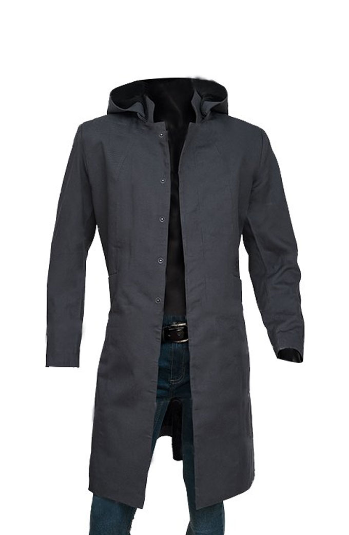 Tom Choi Squid Game Tv Series Front Man Black Hooded Coat