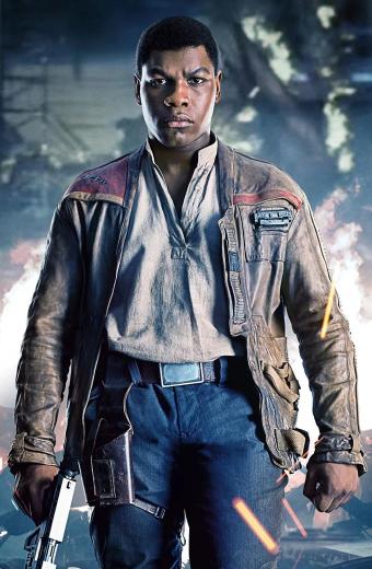 John Boyega Finn Star Wars Force Awakens Brown Jacket star-wars-force-awakens-finn-jacket
