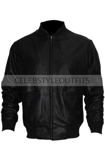 Sylvester Stallone Rocky Balboa Tiger Mens Black Bomber Jacket rocky-balboa-sylvester-stallone-tiger-jacket