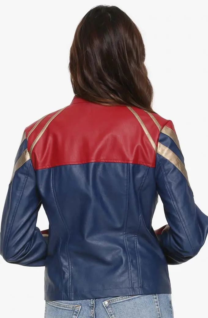Carol Danvers Brie Larson Captain Marvel Cosplay Leather Jacket captain-marvel-brie-larson-leather-jacket