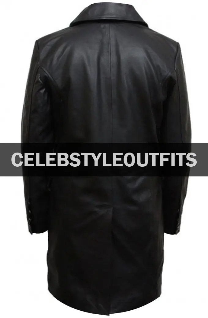 Taylor Kitsch Gambit X-Men Origins Black Leather Trench Coat taylor-kitsch-x-men-origins-coat